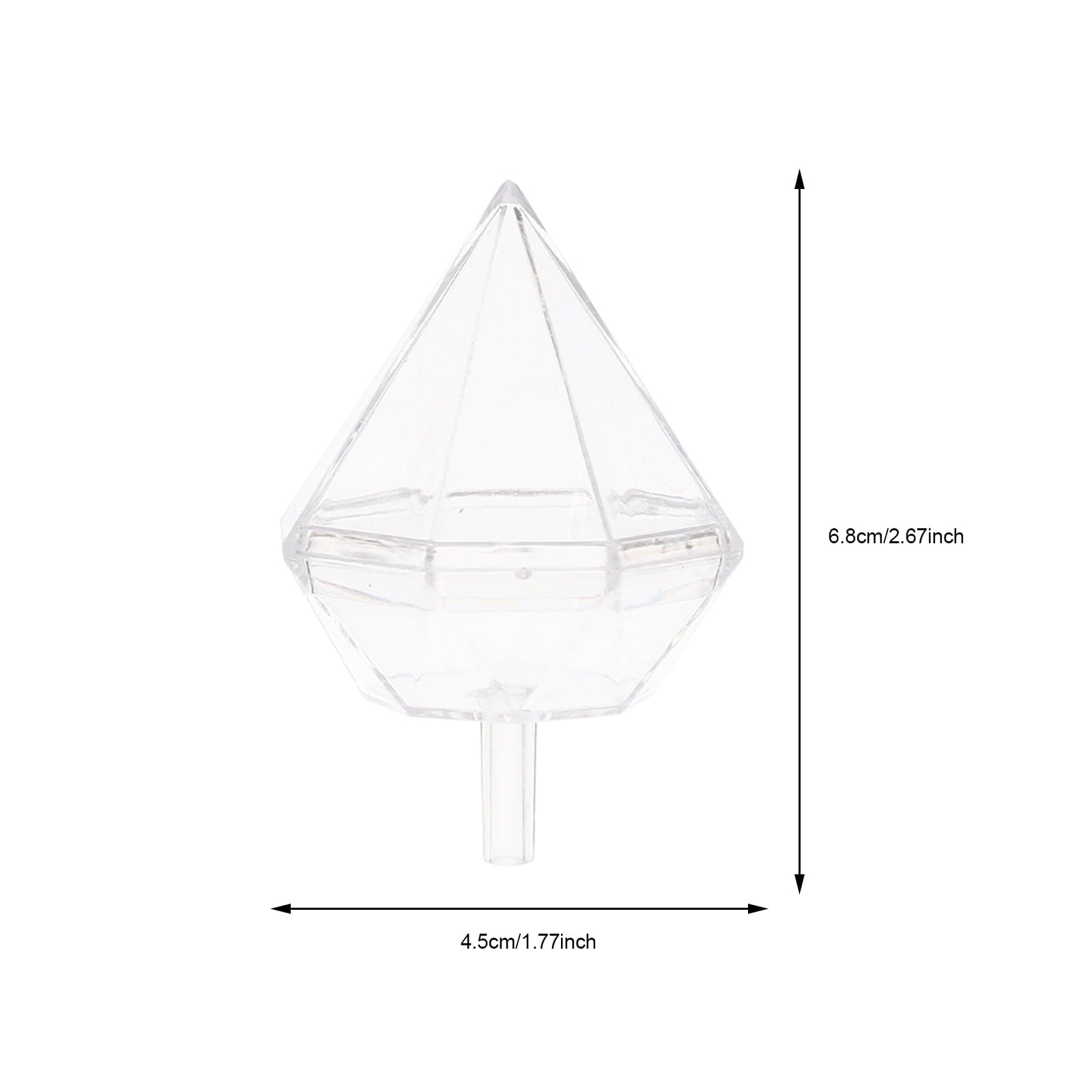 YSNOOWE Chocolate Box Holder in Clear Plastic for Elegant Diy Crafts and Candy Wrappers Packaging 80Set