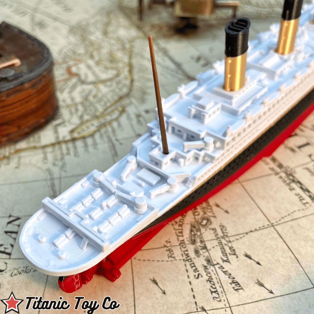 TitanicToyCo RMS Olympic Model Ship 1 Foot In Length, Fully Assembled, Titanic Toys For Kids, Titanic Ship, Titanic Cake Topper, Titanic Figurine, Titanic Boat, Britannic, Titanic Memorabilia