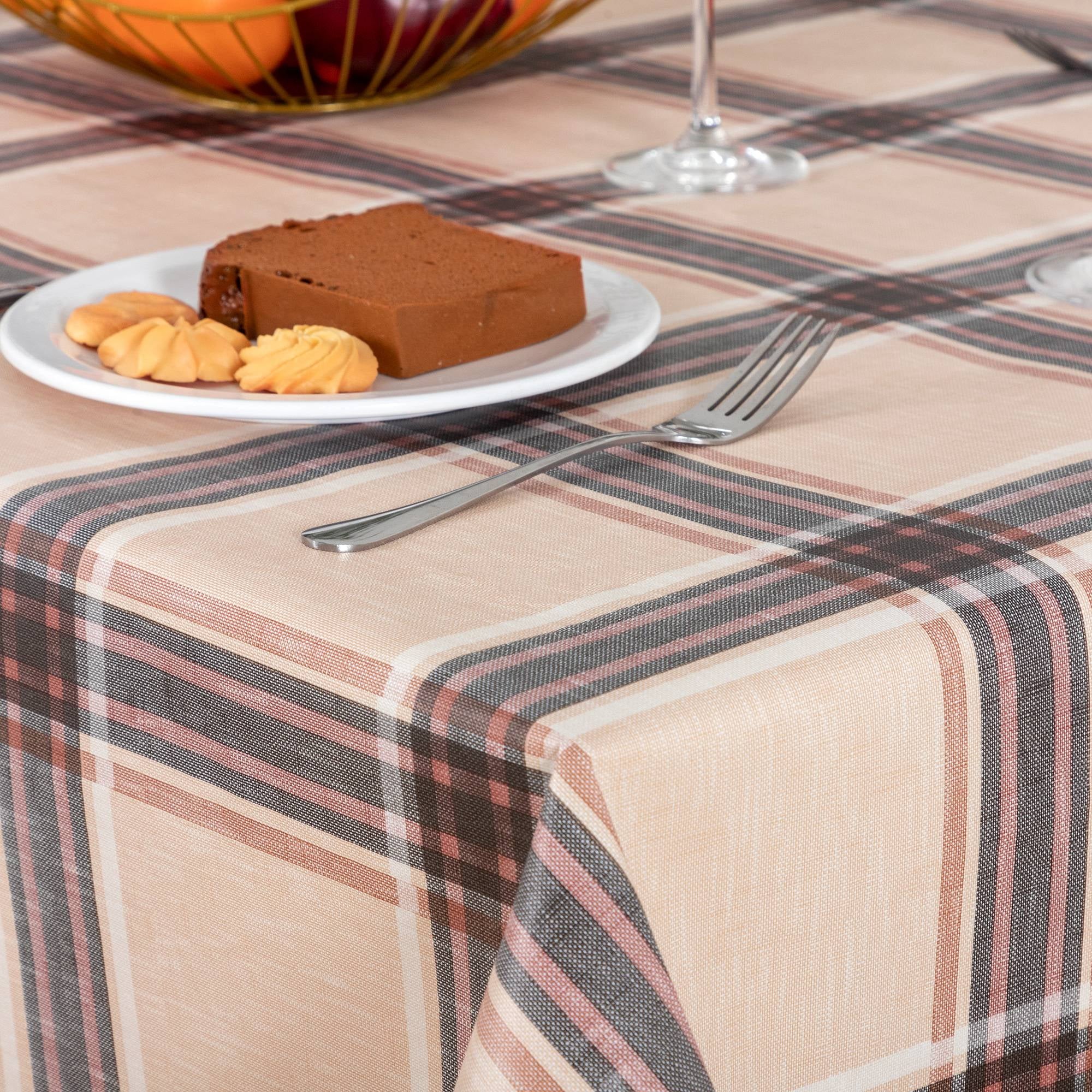 Ray Star Vinyl Party Tablecloths 60x84in 10pcs Spring Tablecloth Plastic Picnic Outdoor and Camping Waterproof Oilcloth Table Cover for Rectangle Tables