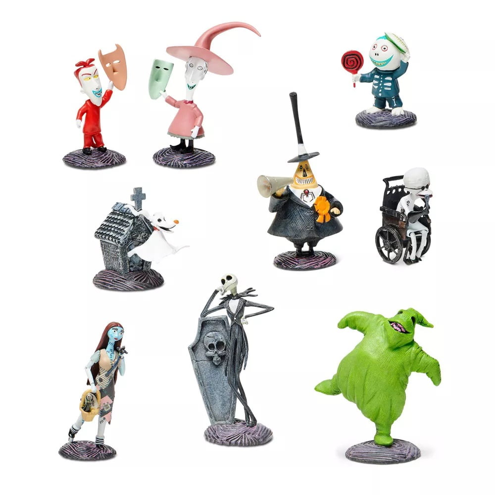 The Nightmare Before Christmas Deluxe Figure Cake Topper, by Disney (9 Count)