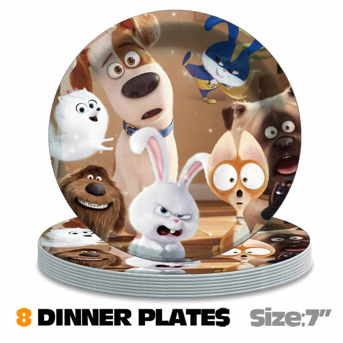 The Secret Life of Pets Balloons Party Supplies 1st Decor Tableware Birthday Cake Topper Decorations Banner Backdrop