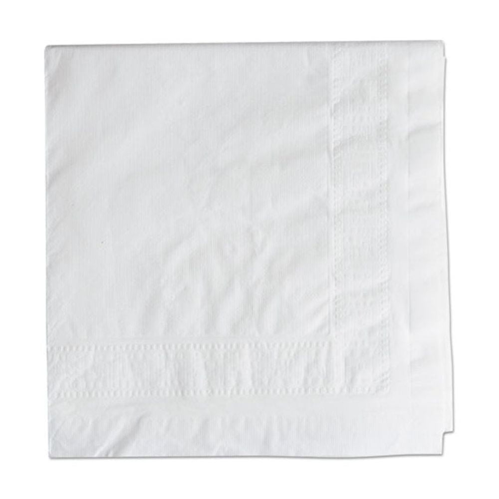 Hoffmaster Cellutex White Tissue/Poly Lined Tablecover, 25 count