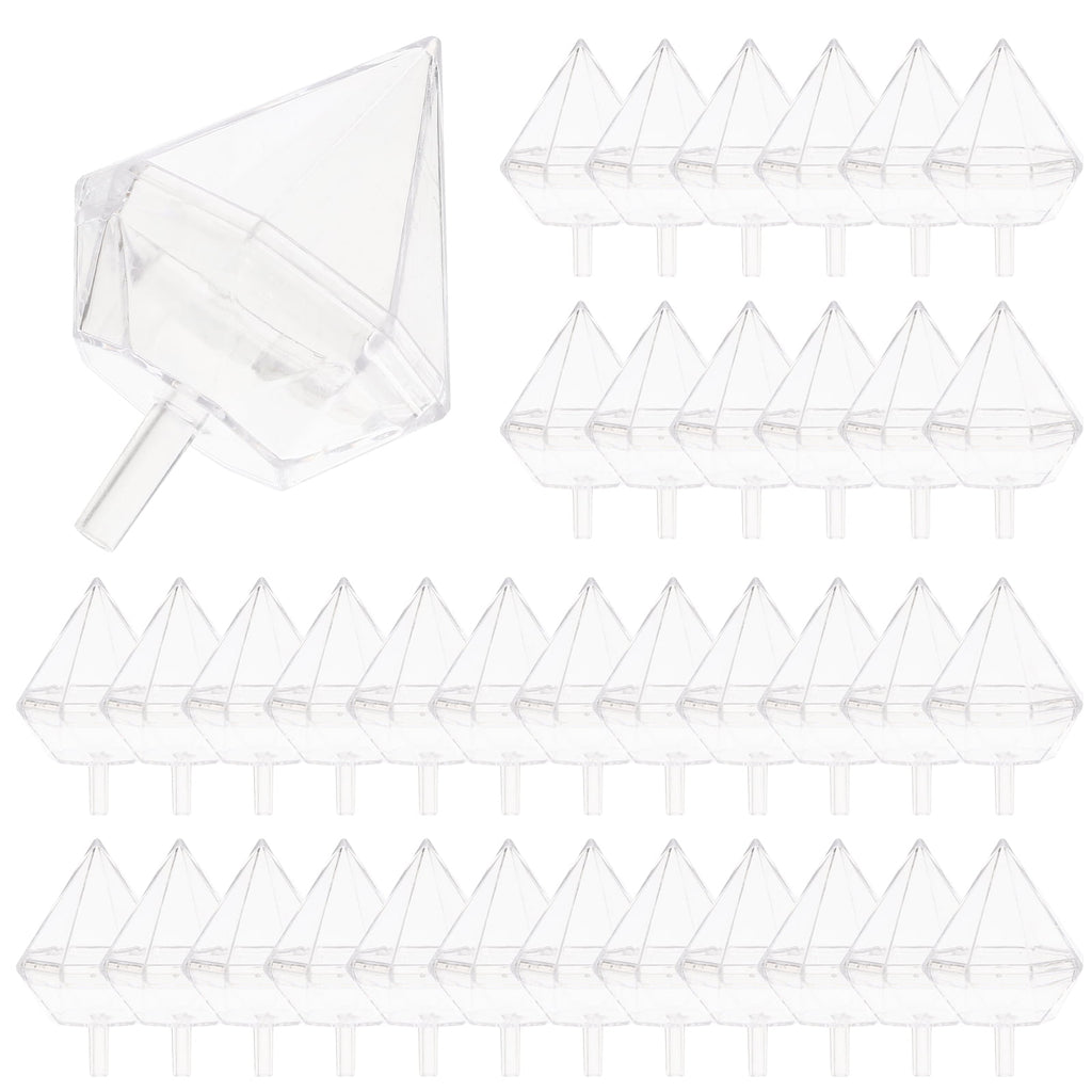 80Pcs Clear Candy Wrappers Chocolate Bouquet Supplies Clear Chocolate Holder Box