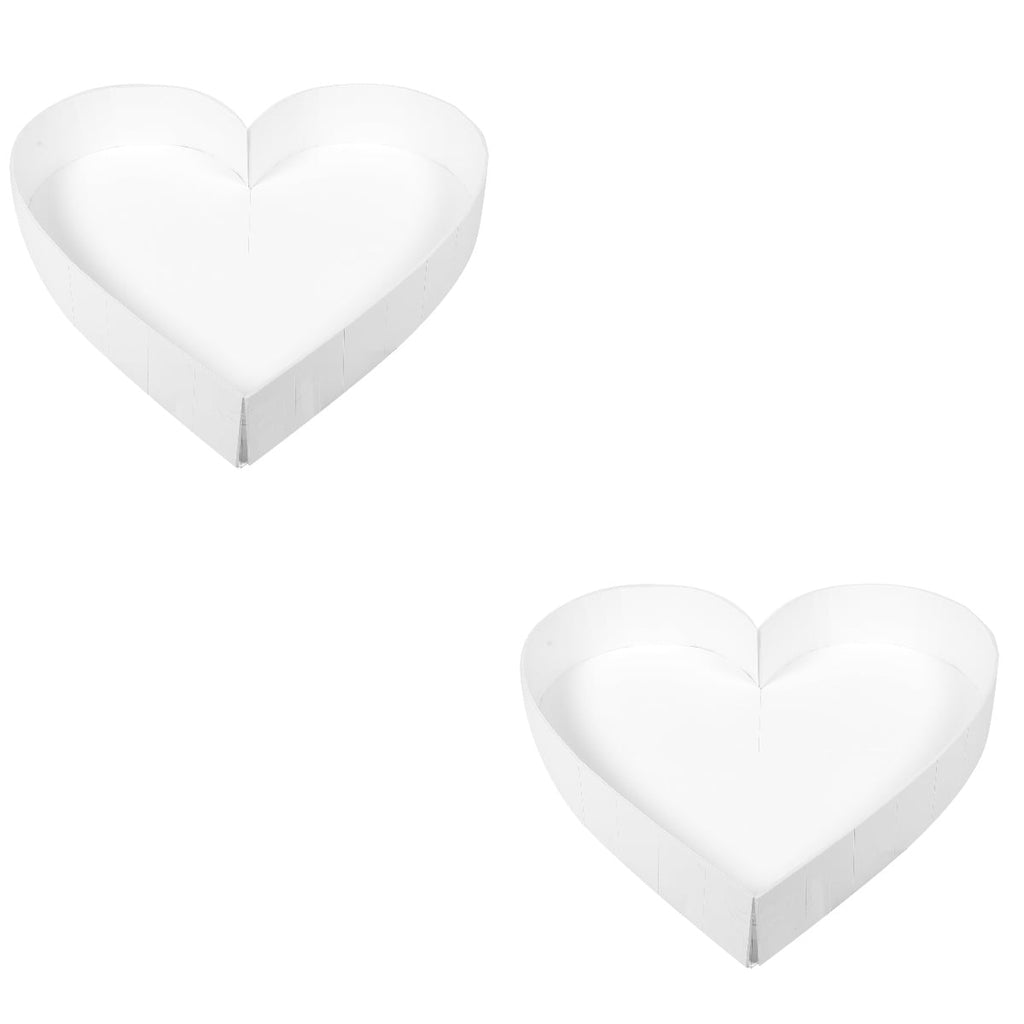 HOMEMAXS 2pcs Decorative Balloon Box Birthday Party Photo Prop Heart Shape Wedding Balloon Box