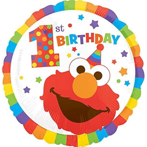 Elmo 1st Birthday Party Supplies Sesame Street Balloon Bouquet Decorations