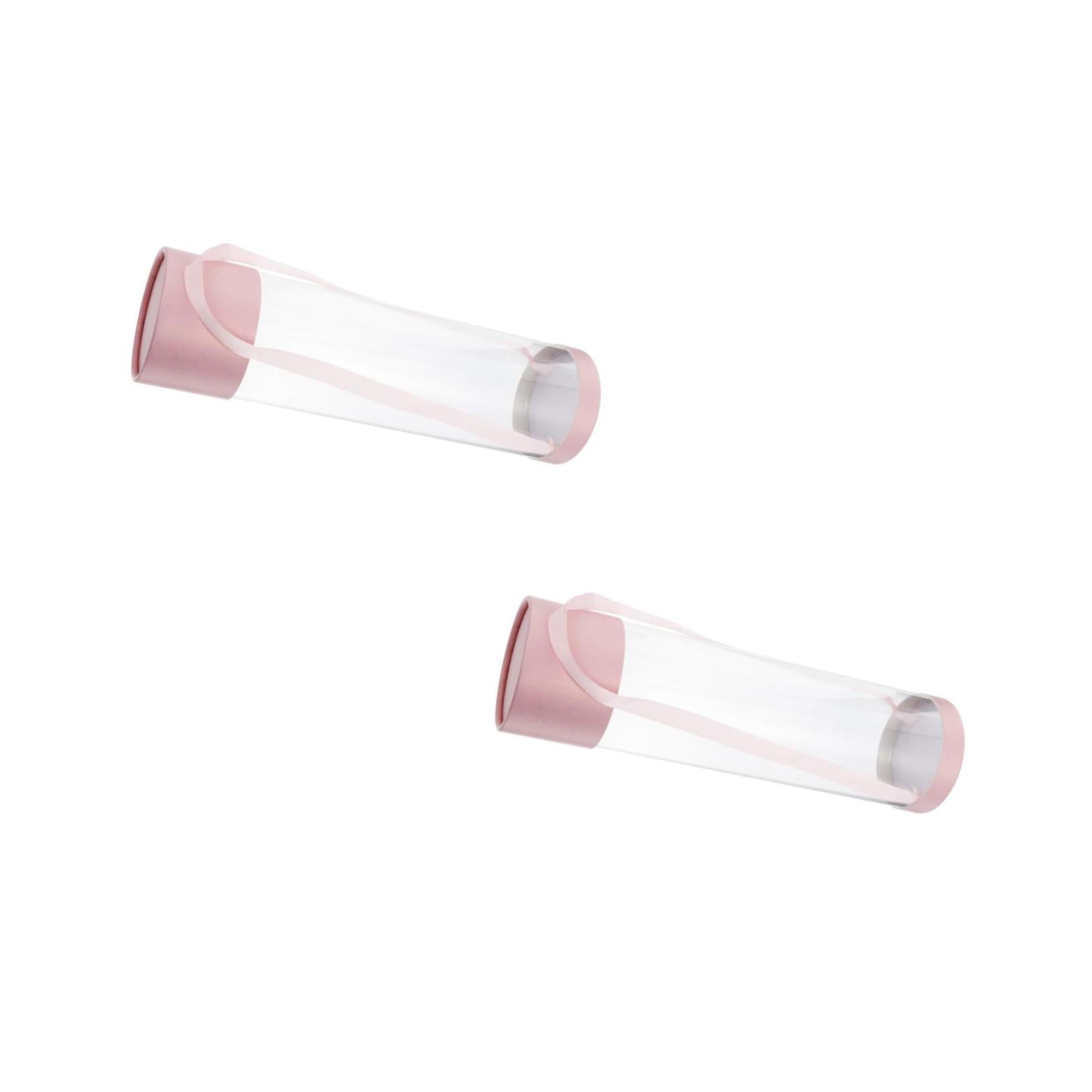 WORGEOUS 2pcs Clear Florist Bouquet Packaging Box Eternal Flower Gift Box Flower Arrangement Box Fresh Flower Packaging Box Craft Present Bags Florist Shop Supplies for Wedding Birthday