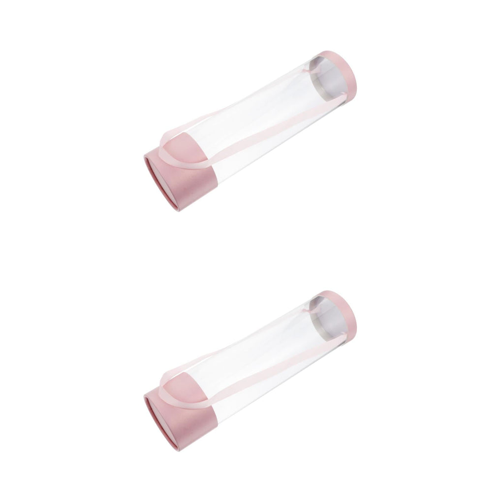 WORGEOUS 2pcs Clear Florist Bouquet Packaging Box Eternal Flower Gift Box Flower Arrangement Box Fresh Flower Packaging Box Craft Present Bags Florist Shop Supplies for Wedding Birthday