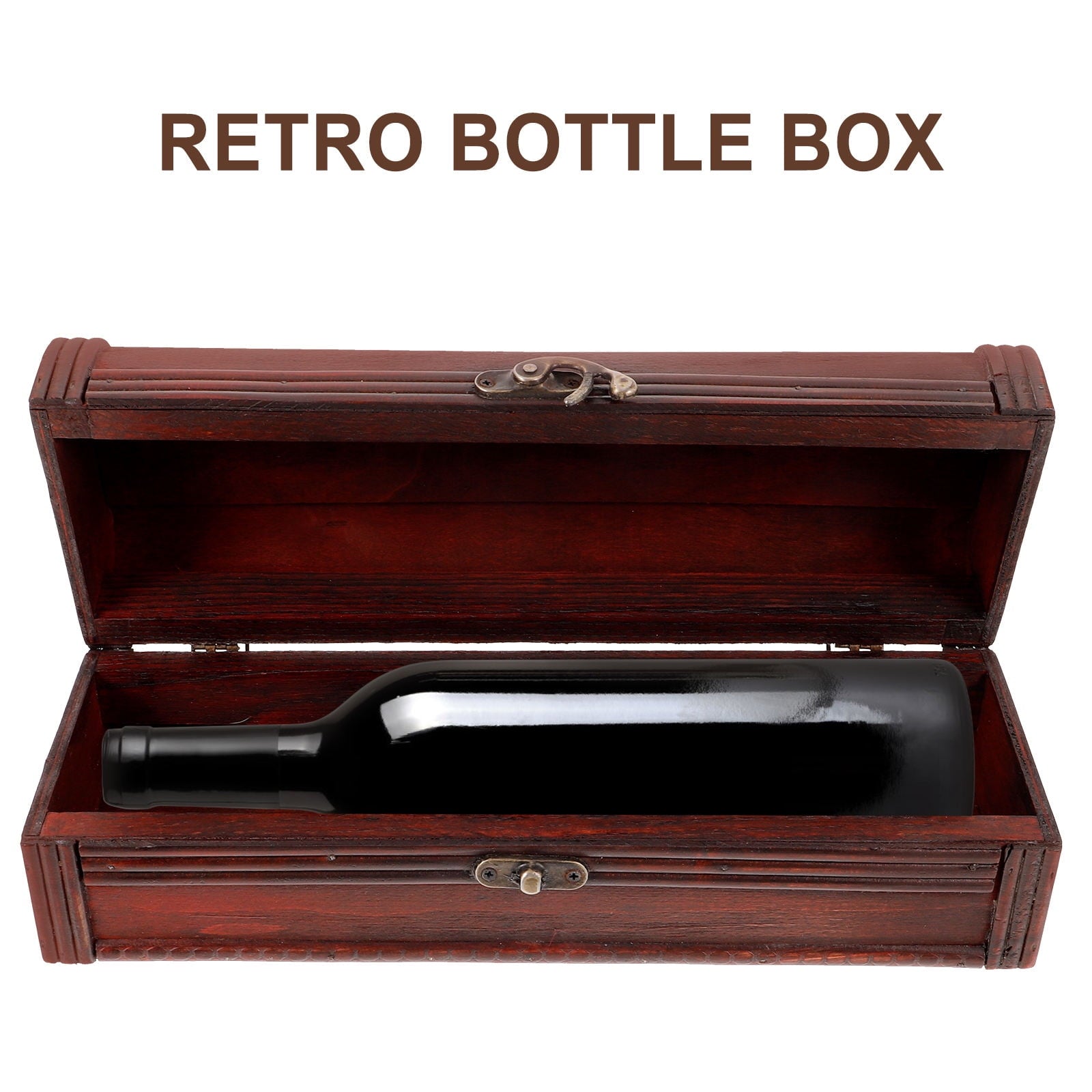 FRCOLOR Wood Wine Bottle Box Red Wine Wooden Box Red Wine Wooden Box for Gifts