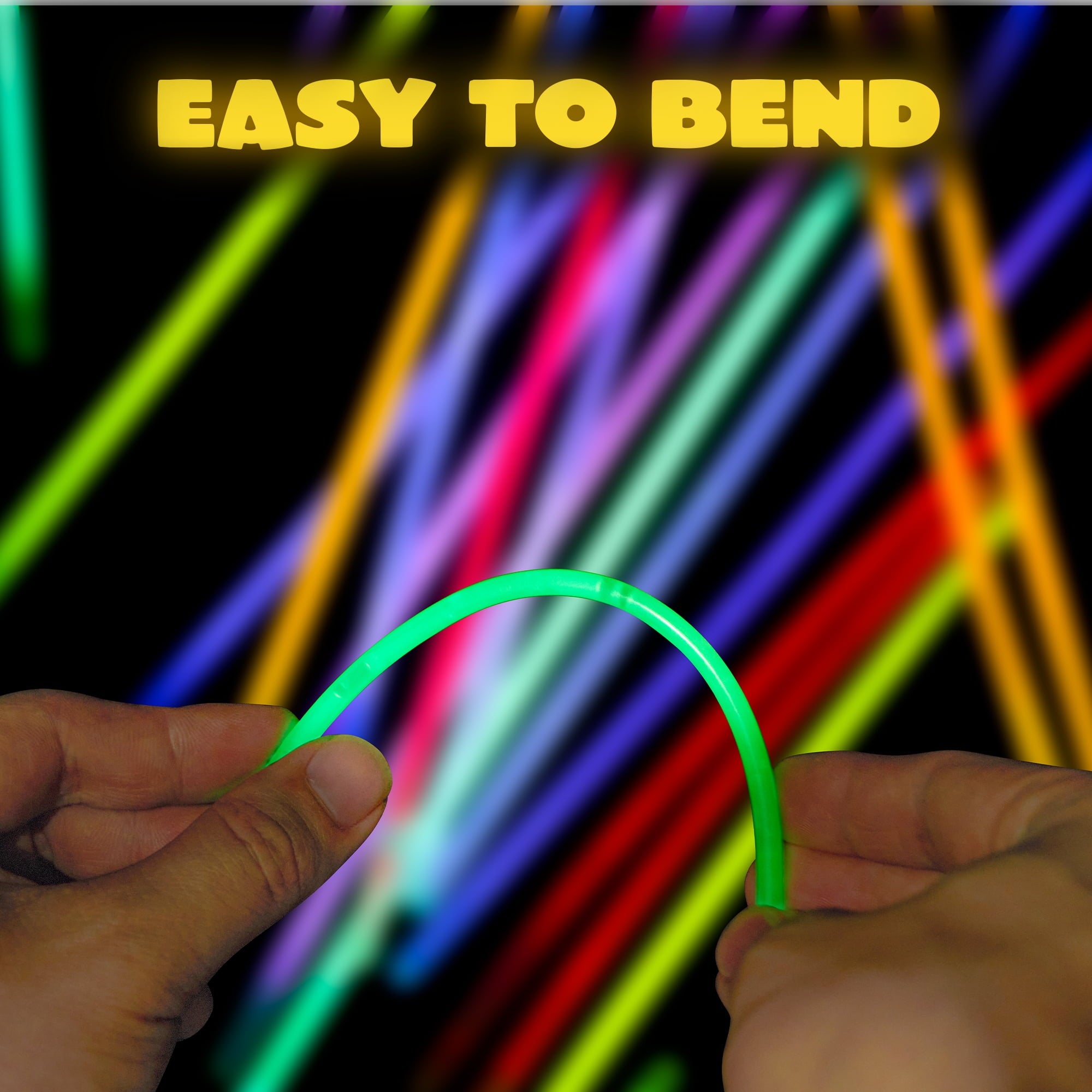 Joyfy 800 Pcs Glow Sticks Bulk 8" Bracelets Necklaces Glow in the Dark Glowsticks Super Bright Light Up Party Favors Neon Party Supplies for Halloween Christmas Easter