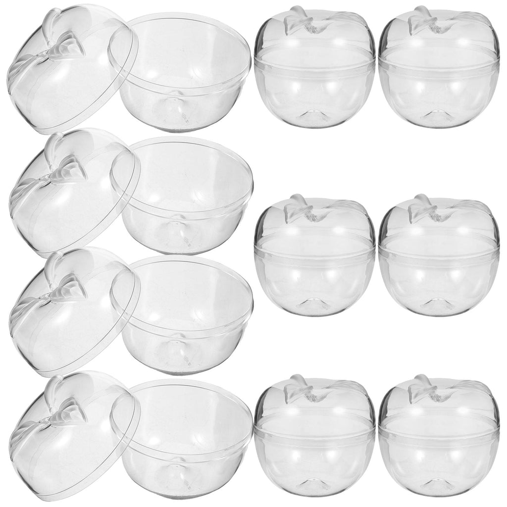NUOLUX 10Pcs Apple Shape Candy Boxes for Storing Sweets and Gifts at Festive Occasions