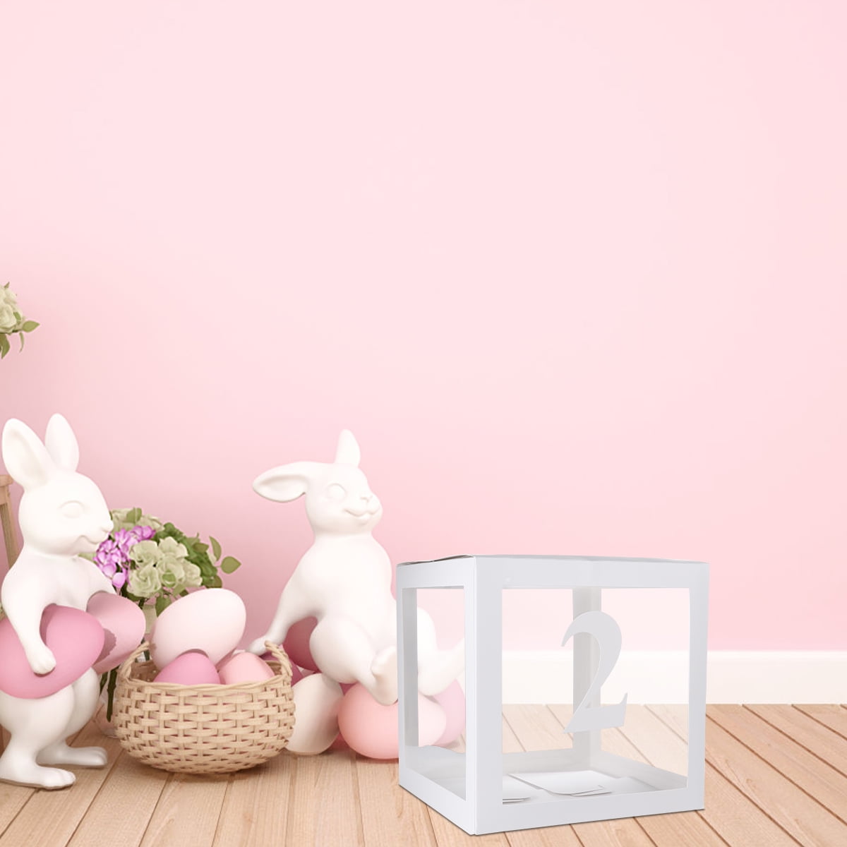 WORGEOUS 2pcs Transparent Balloon Box Party Decorative Balloons Case Balloons Accessories