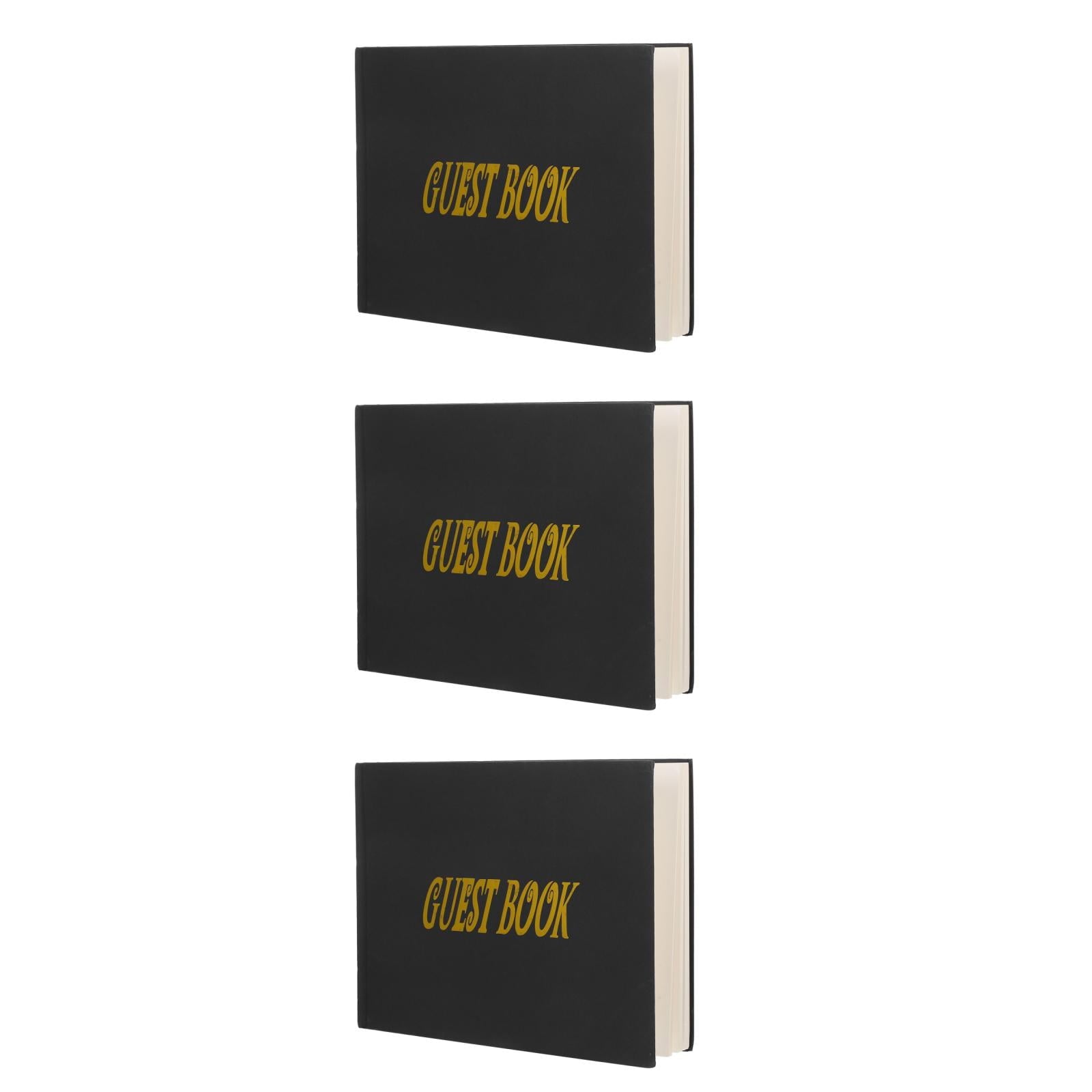 Masteelf 3pcs Signature Board Guest Book Funeral Guest Book Funeral Sign In Book For Guest Signature Board Guest Book Birthday Guest Book For Party