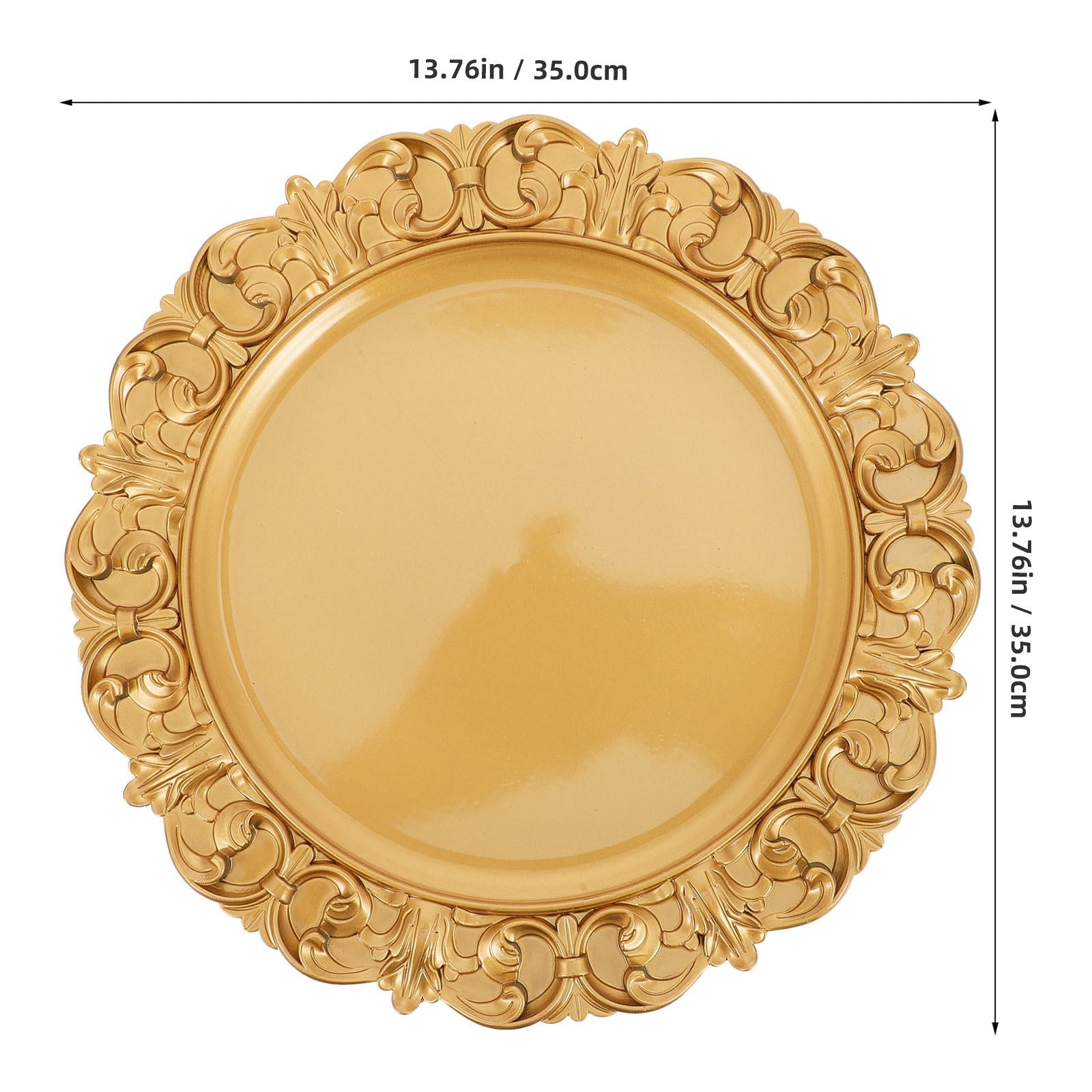 FOMIYES Retro Style Decorative Plate With 35.00X35.00X2.00CM Size For Home Decoration 1Set