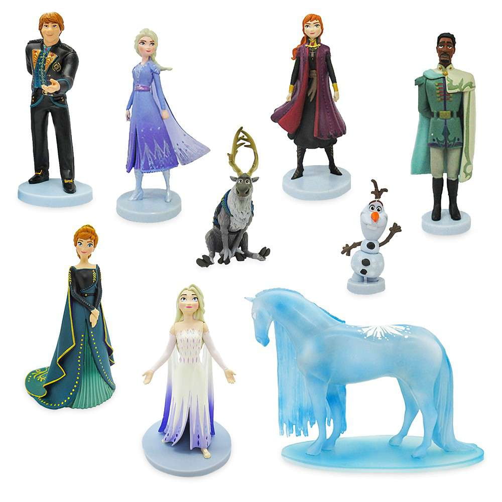 Disney Frozen 2 Elsa Anna Mattias Deluxe Figure Play Set Cake Topper, New Box