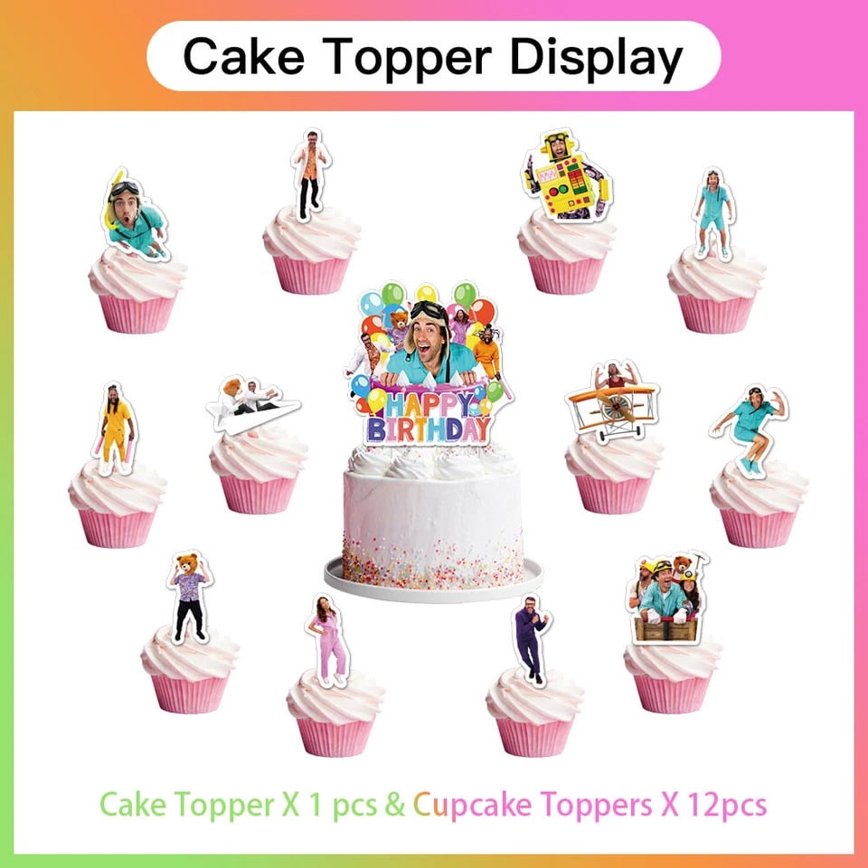Danny Go Birthday Party Supplies Set – Balloons, Plates, Banner, Cake Topper, Tableware & Decorations for Kids Party