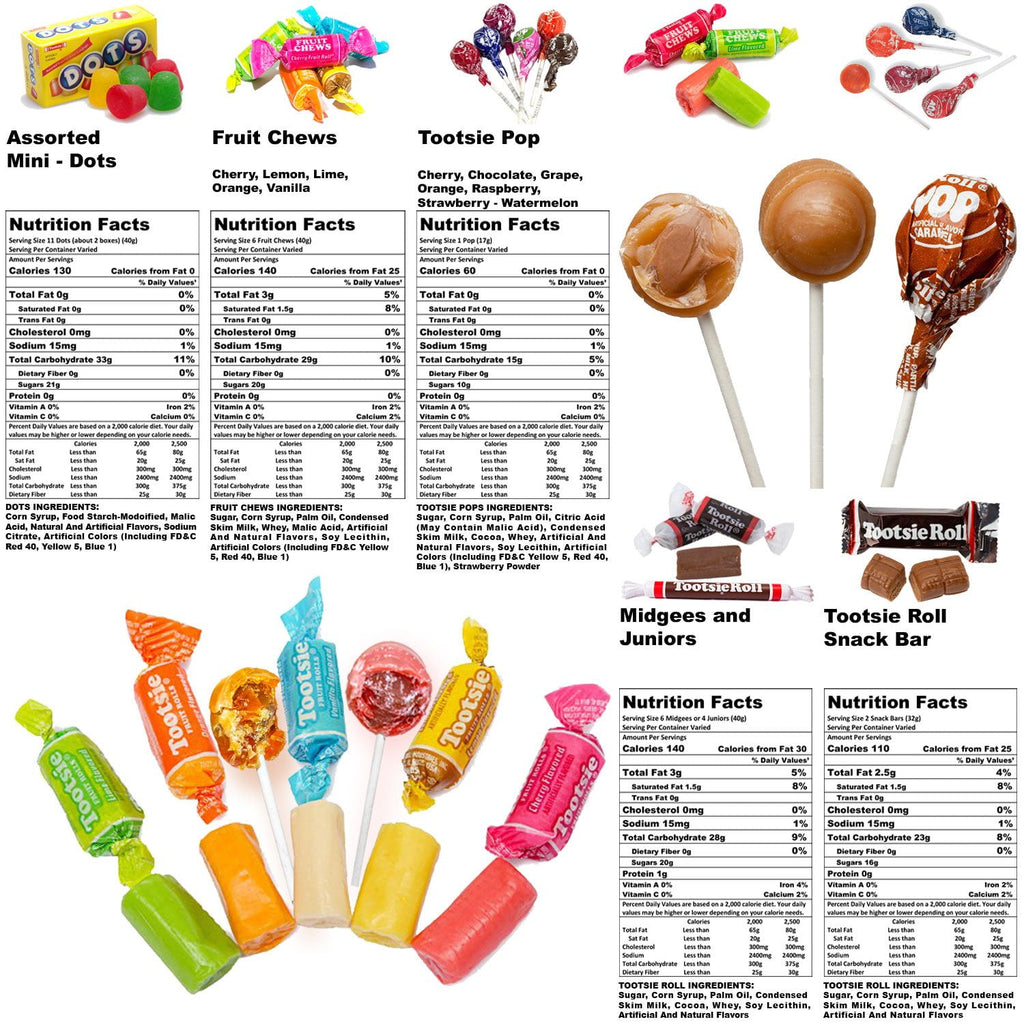 Tootsie Rolls Variety Bulk Pack Candy Assortment, 205-Pcs, 5.3-Lb