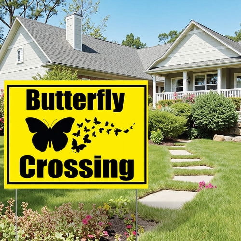 YladaFaie Caution Safety Sign Welcome Wait Here To Be Seated Yard Signs with H-take 12x18 Inch Outdoor Decoration,Keep Off Grass Lawn Sign for Yard-Corrugated Plastic