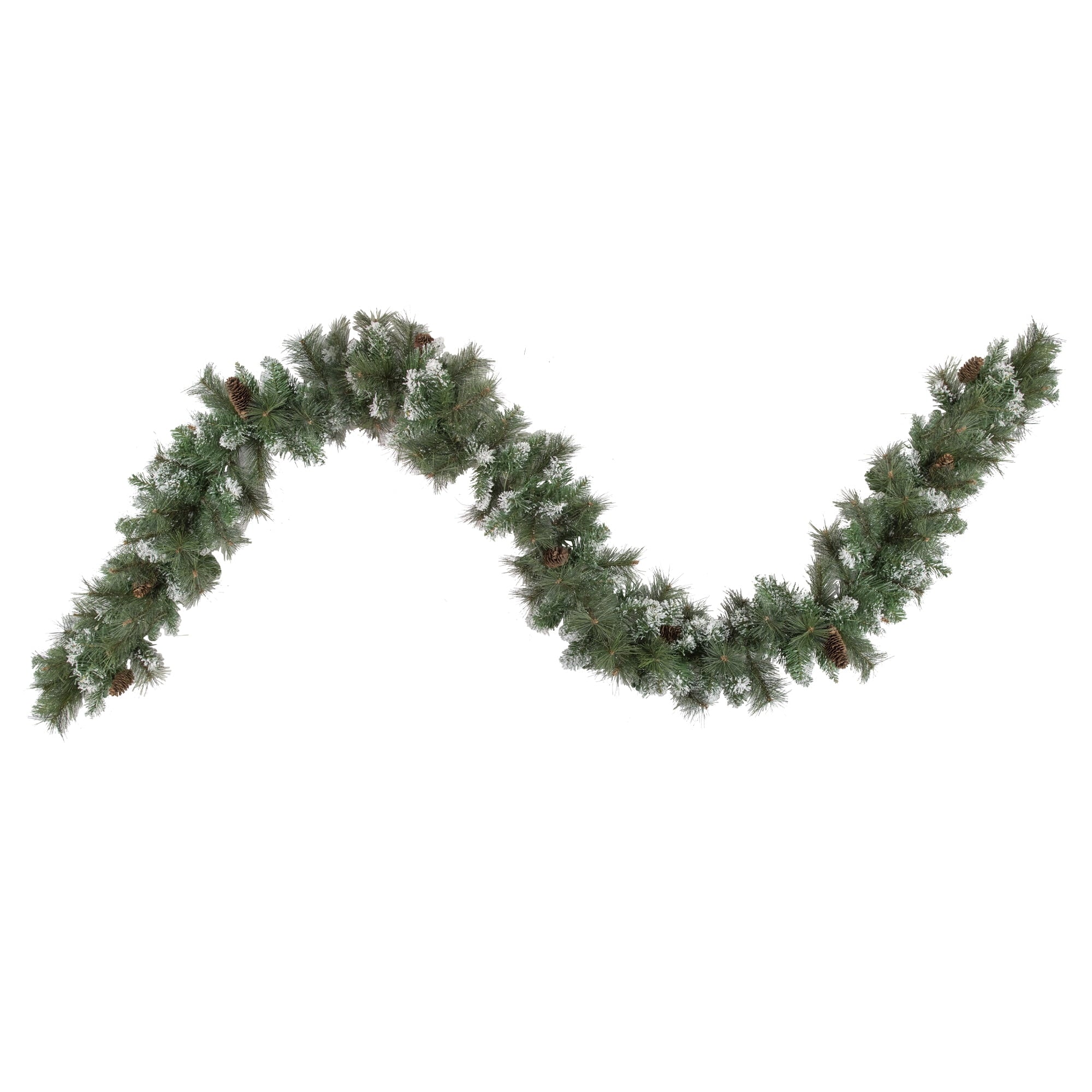 9' x 10" Snow Valley Pine Artificial Christmas Garland Unlit