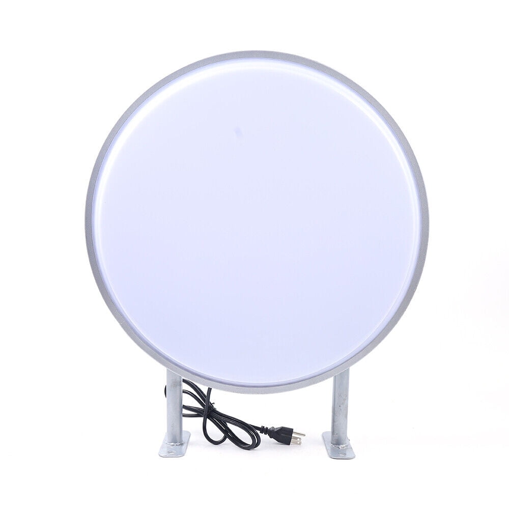 FETCOI 20" LED Outdoor Advertising Projecting Light Double Sided Box Sign Waterproof