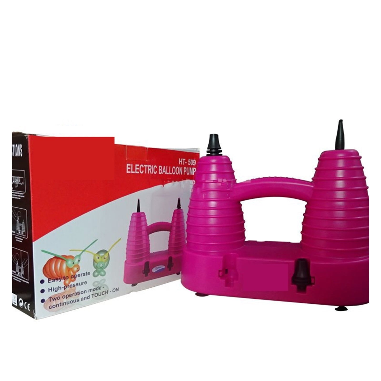 Portable Electric Balloon Pump Inflator, Round And Twister Modeling Balloon Pump Inflator