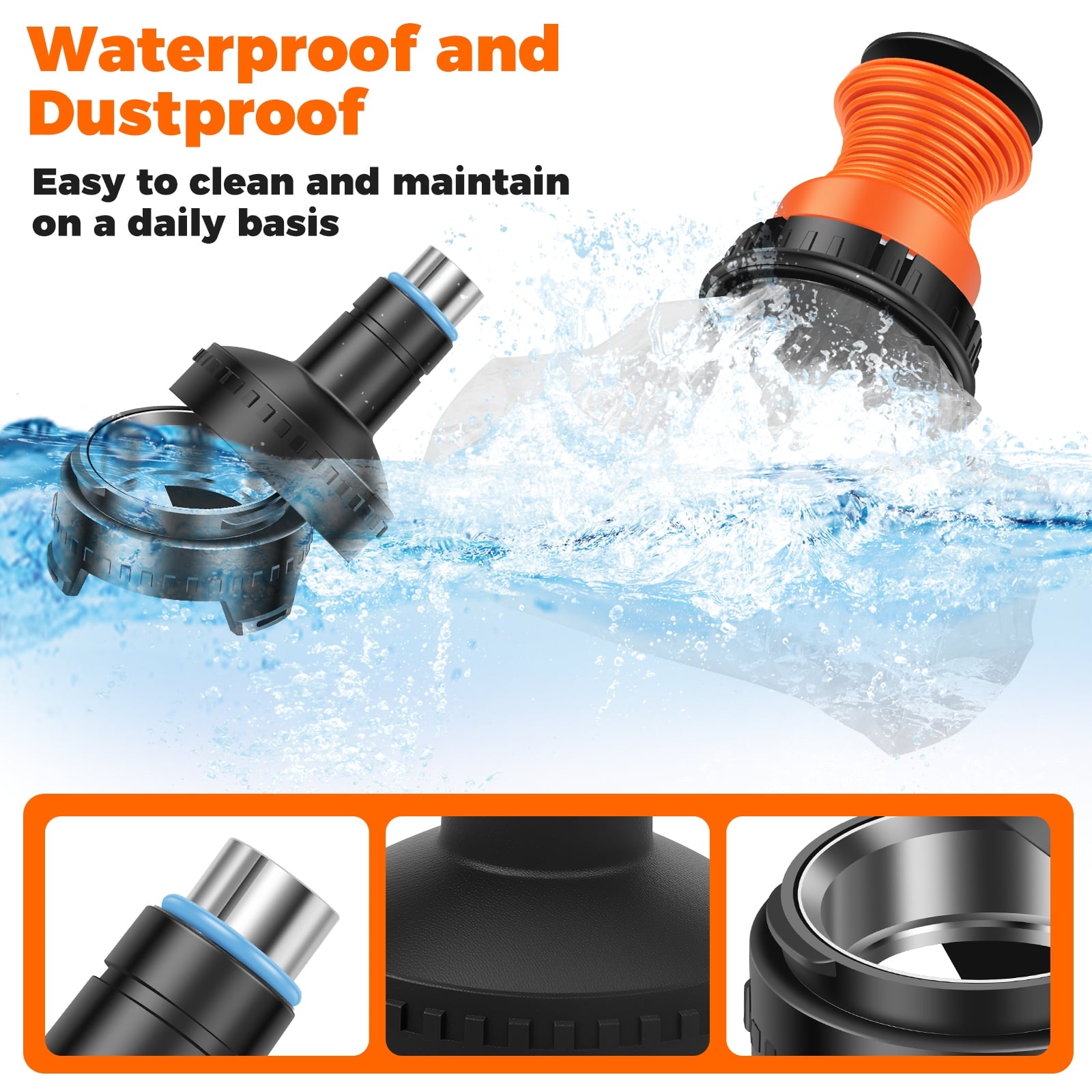 6Pcs Balloon Replacement Set Plastic Balloon Refill Set Wear Rsistant Balloon Bags Filling Chamber Tube Kit Waterproof Balloon Evaporator Air Tube Fitting Kit for V0lcan0