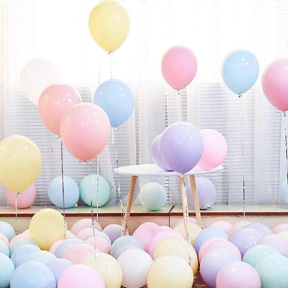 Pastel Balloons, Pack of 100 Latex Coloured Balloons, Colourful Balloons for Party, Decorative Balloons, Birthday, Wedding, Engagement, Baby Shower, G