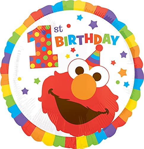 Elmo Sesame Street 1st Birthday Party Supplies Balloon Bouquet Decorations