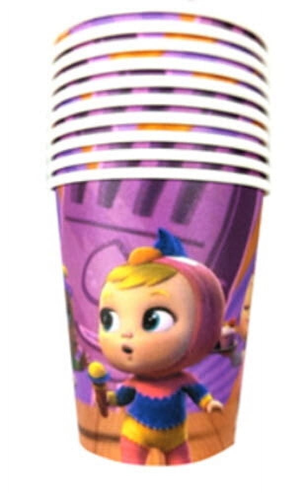 Cry Babies Party Decoration Set (23pcs) - Giant Balloons, Character Rounds, Tableware, Free Cover