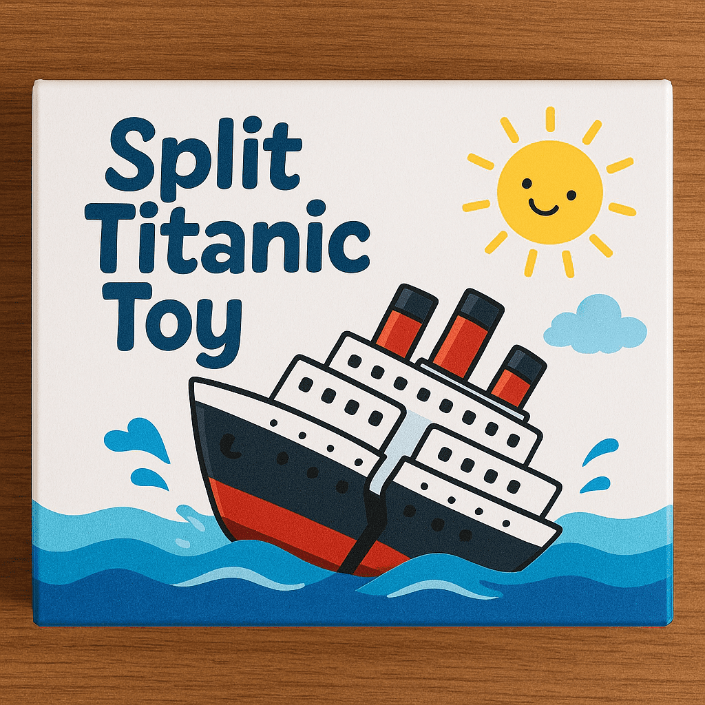 Floating Titanic Bath Toy and Pool Toy Action Titanic Toy, Titanic Ship, Titanic Cake Topper, Historically Accurate BreakableTitanic Boat, Titanic Replica