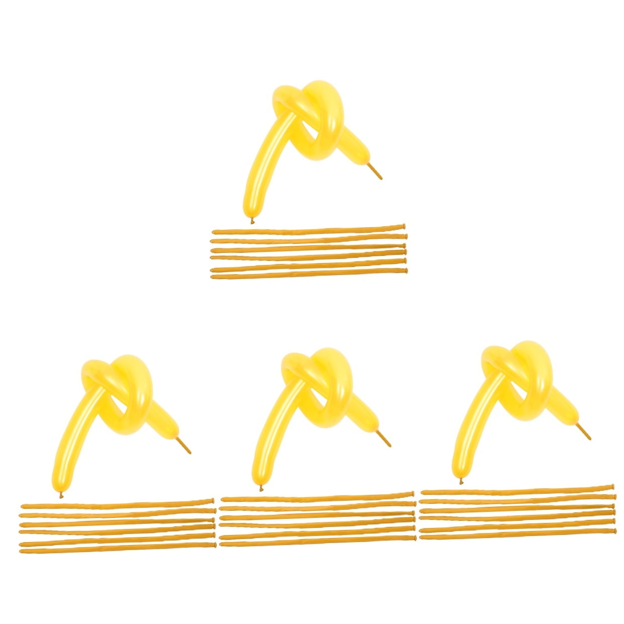 WORGEOUS 400 pcs Strip Shaped Balloons Twisting Balloons Decorative Balloons Wedding Birthday Balloons