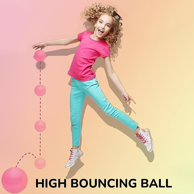 25 mm Glow in The Dark Bouncy Balls - Glow Party Bouncing Balls for Kids