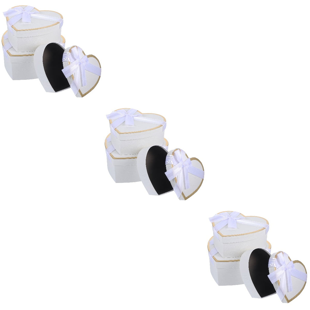 3 Sets Packaging Boxes for Gifts Organizer Refills Valentine's Day Lipstick