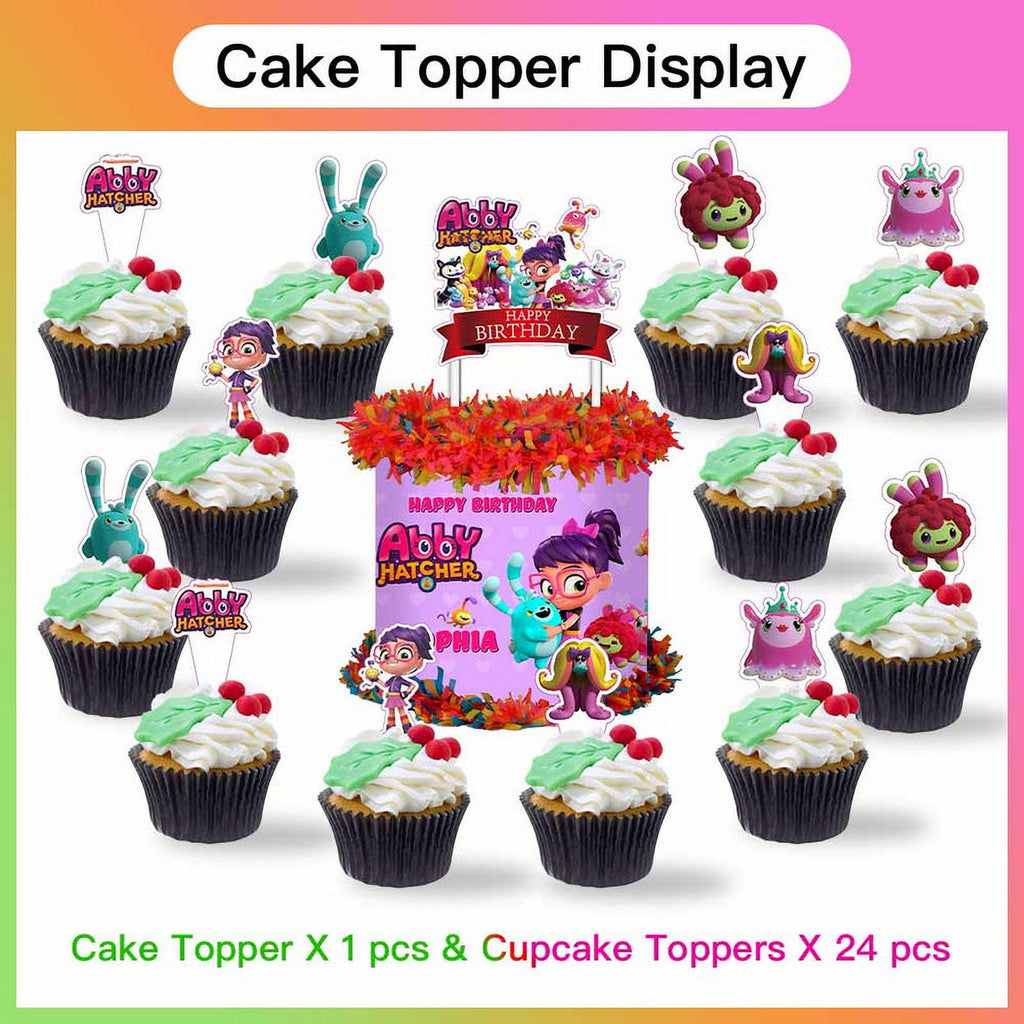 Abby Hatcher Party Supplies Plates Decorations Birthday Cake Topper Banner Decor Backdrop Balloons