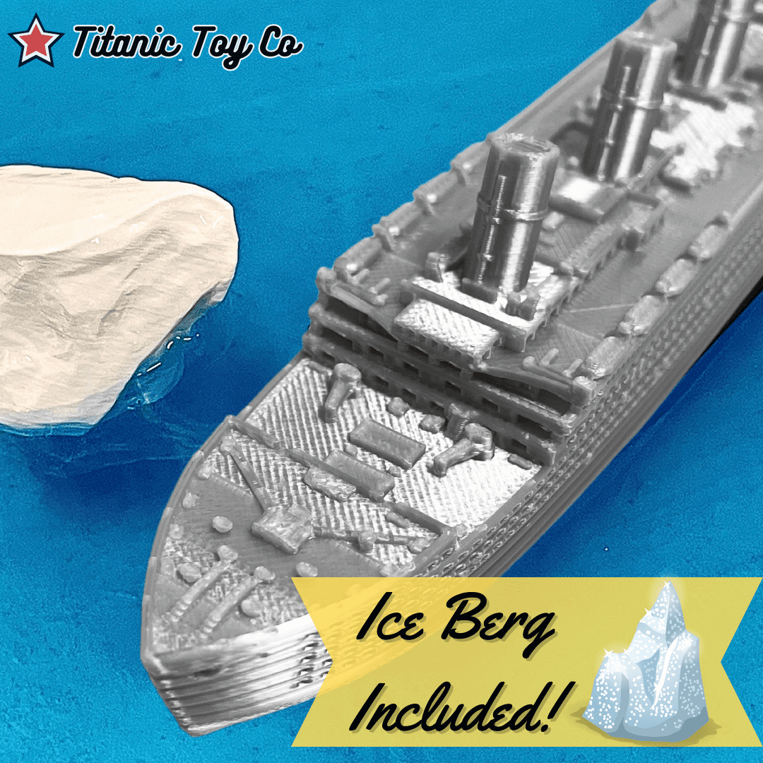 SilverTanic Titanic Bath Boat And Pool Toy By TitanicToyCo, RMS Titanic Toys For Kids, Historically Accurate Titanic Toy, Titanic Ship, Titanic Cake Topper, Titanic Figurine
