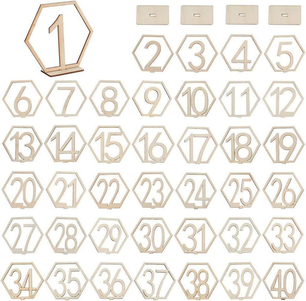 30pcs Acrylic Tent Table Numbers 1-30 Double Sided Table Numbers Signs Number Table Tent Acrylic Numbers Cards Signs for Wedding Party Banquets Receptions Dinner