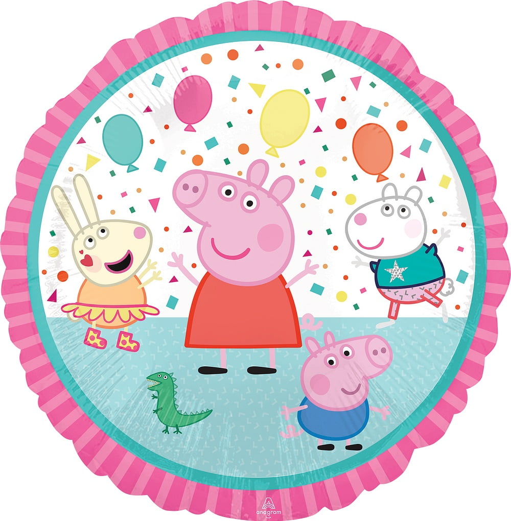 The Ultimate 8 Guest 53pc Peppa Pig Birthday Party Supplies and Balloon Decoration Kit