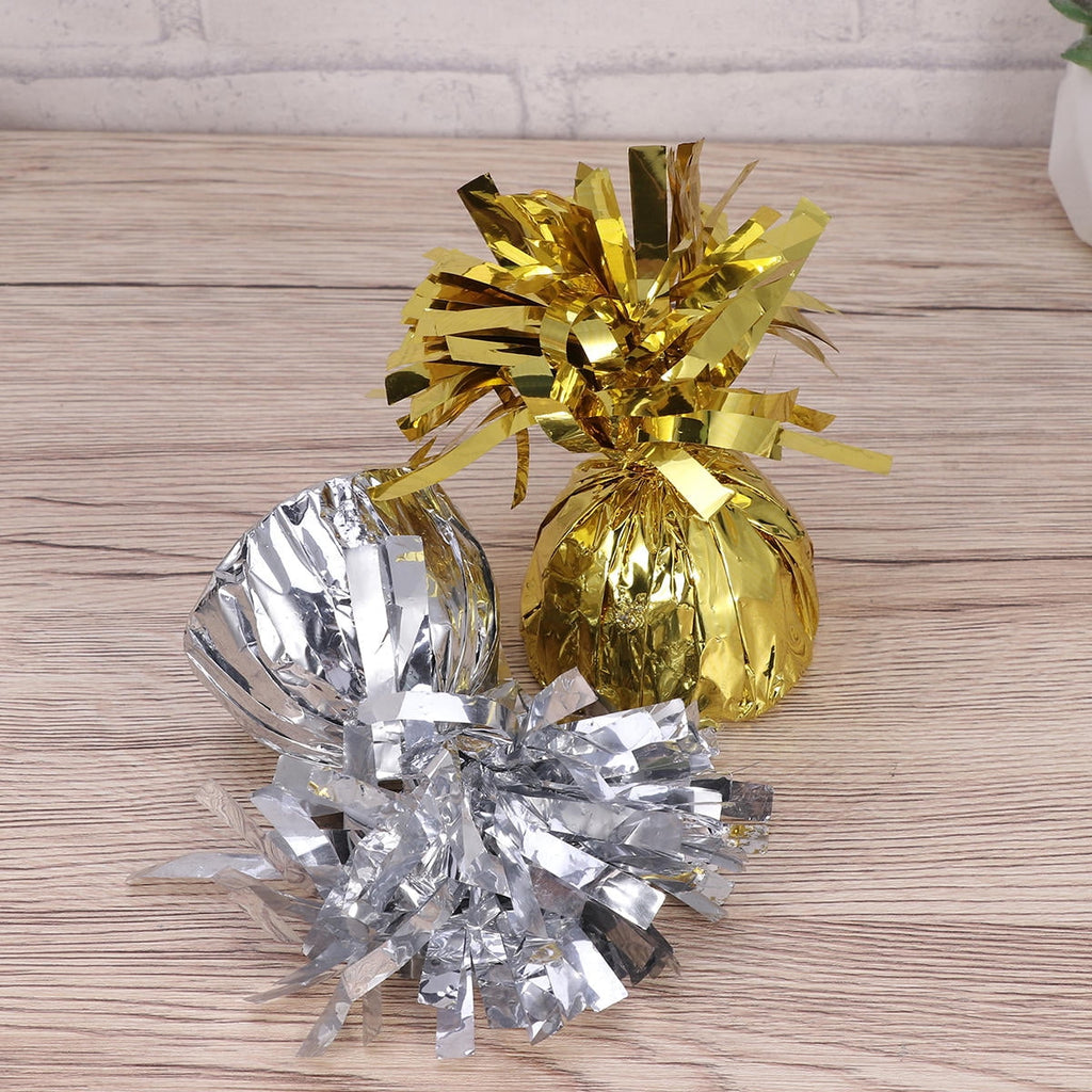 ORDDIART 6Pcs Golden 6Pcs Silver Blocks Decorative Balloons Birthday Party