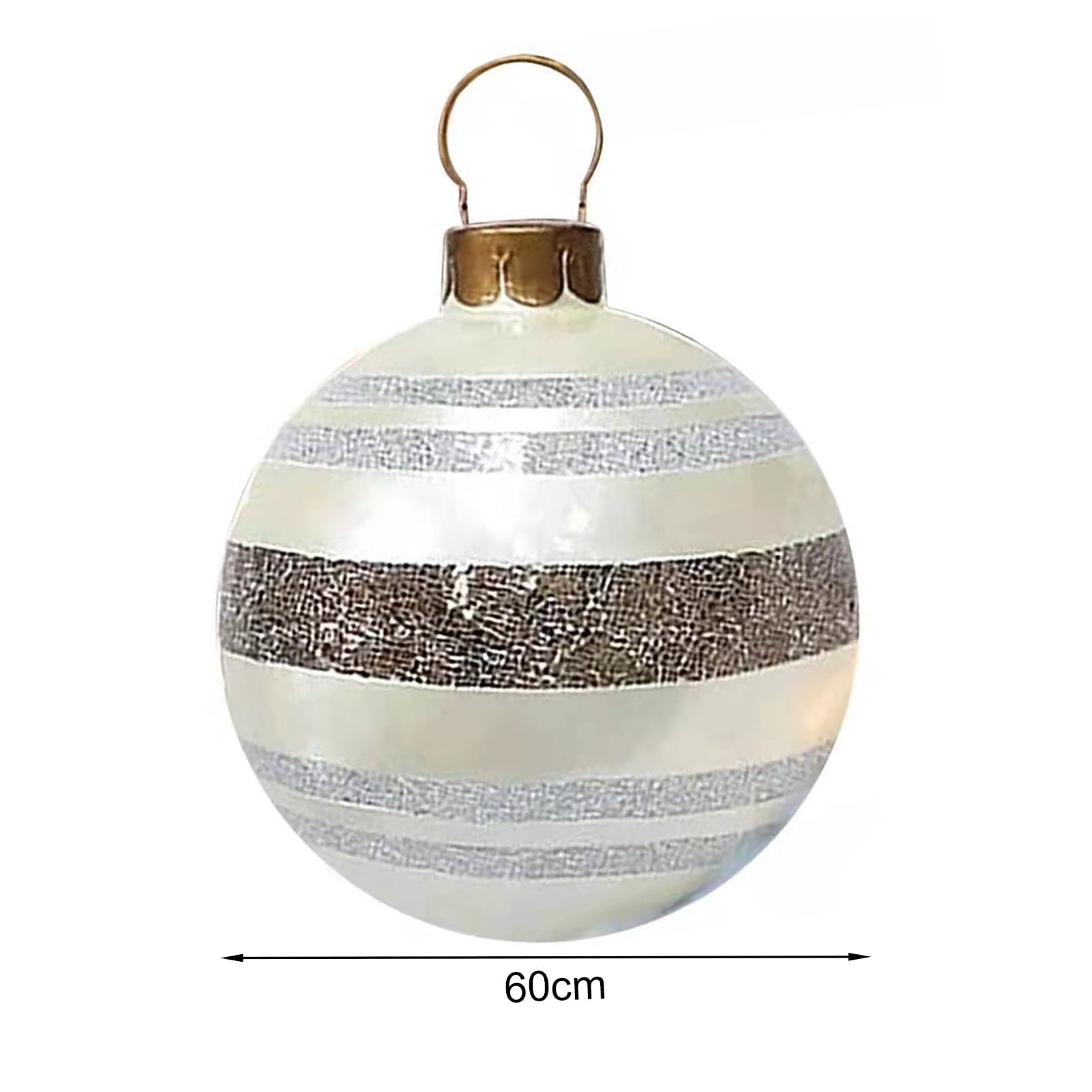 UDIYO Christmas Balls Hanging Hole Inflatable Decorative Golden Snowflake Xmas Party Balloon for Christmas