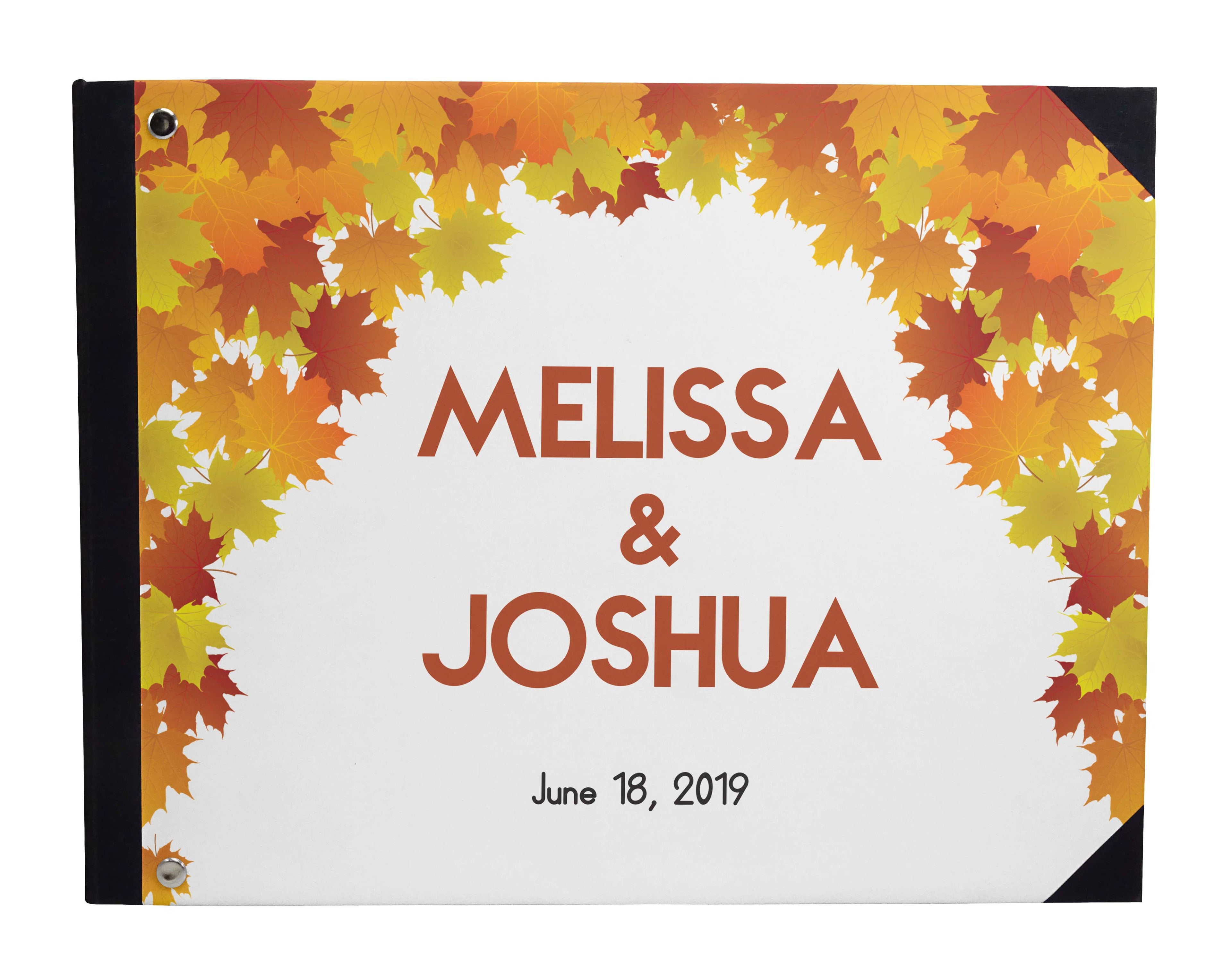 Darling Souvenir White Geometric Wedding Guest Book Hardbound Guest Sign-In Book Guest Registry Guestbook-9 x 12 Inches
