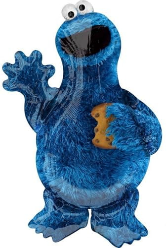 Sesame Street Elmo and Cookie Monster Birthday Party Supplies Balloon Bouquet Decorations