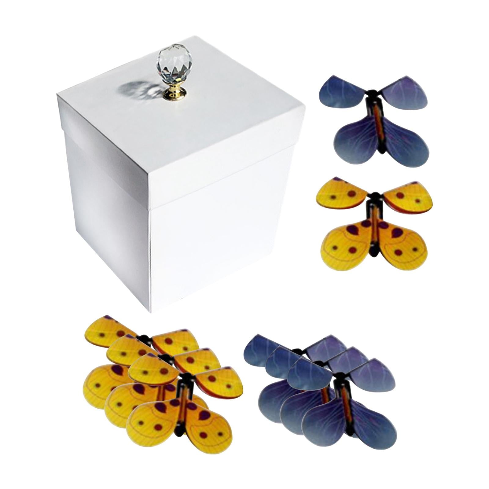HOMYL Butterfly Gift Box Creative for Father's Day Wedding Anniversaries White