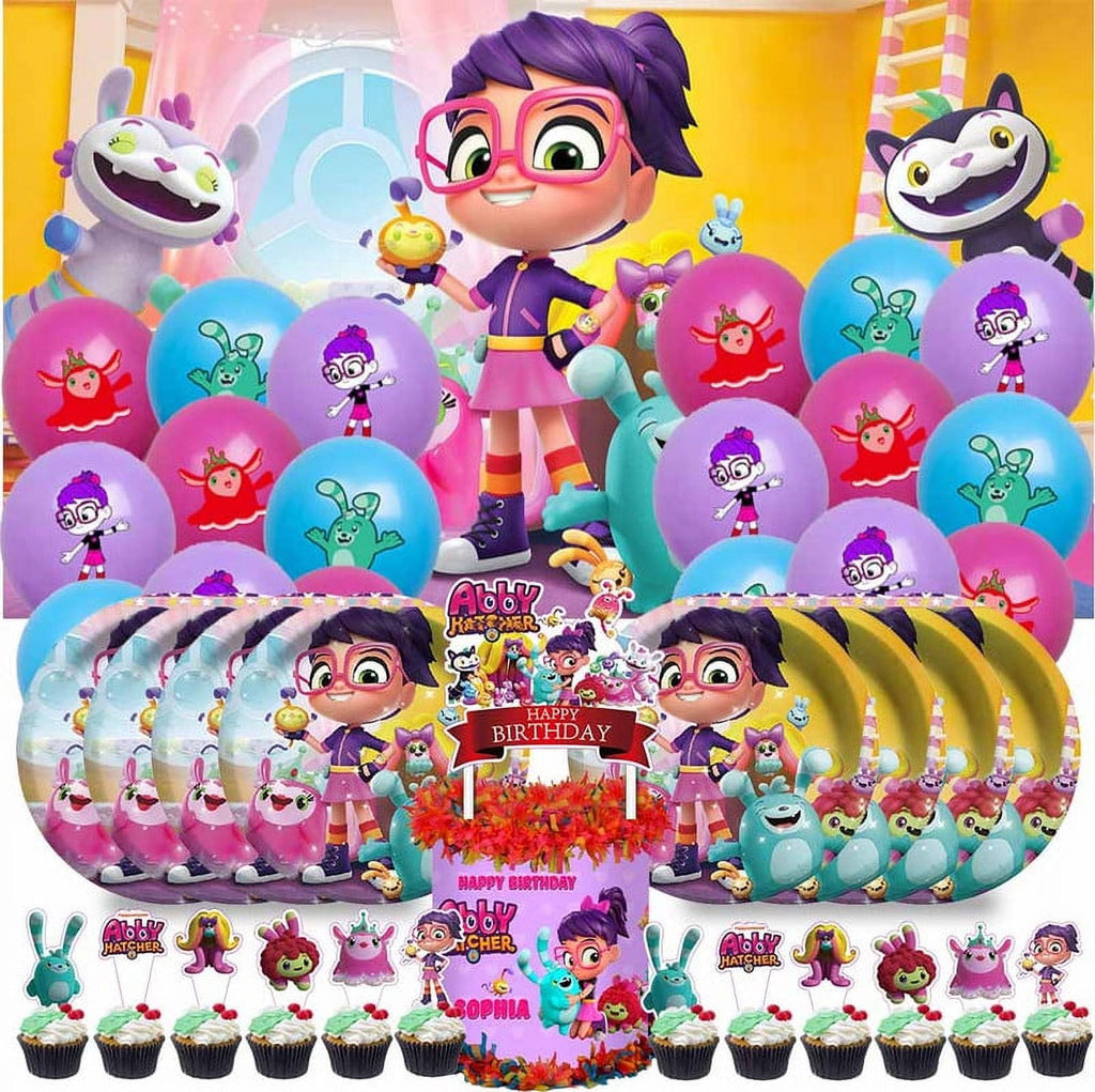 Abby Hatcher Party Supplies Plates Decorations Birthday Cake Topper Banner Decor Backdrop Balloons