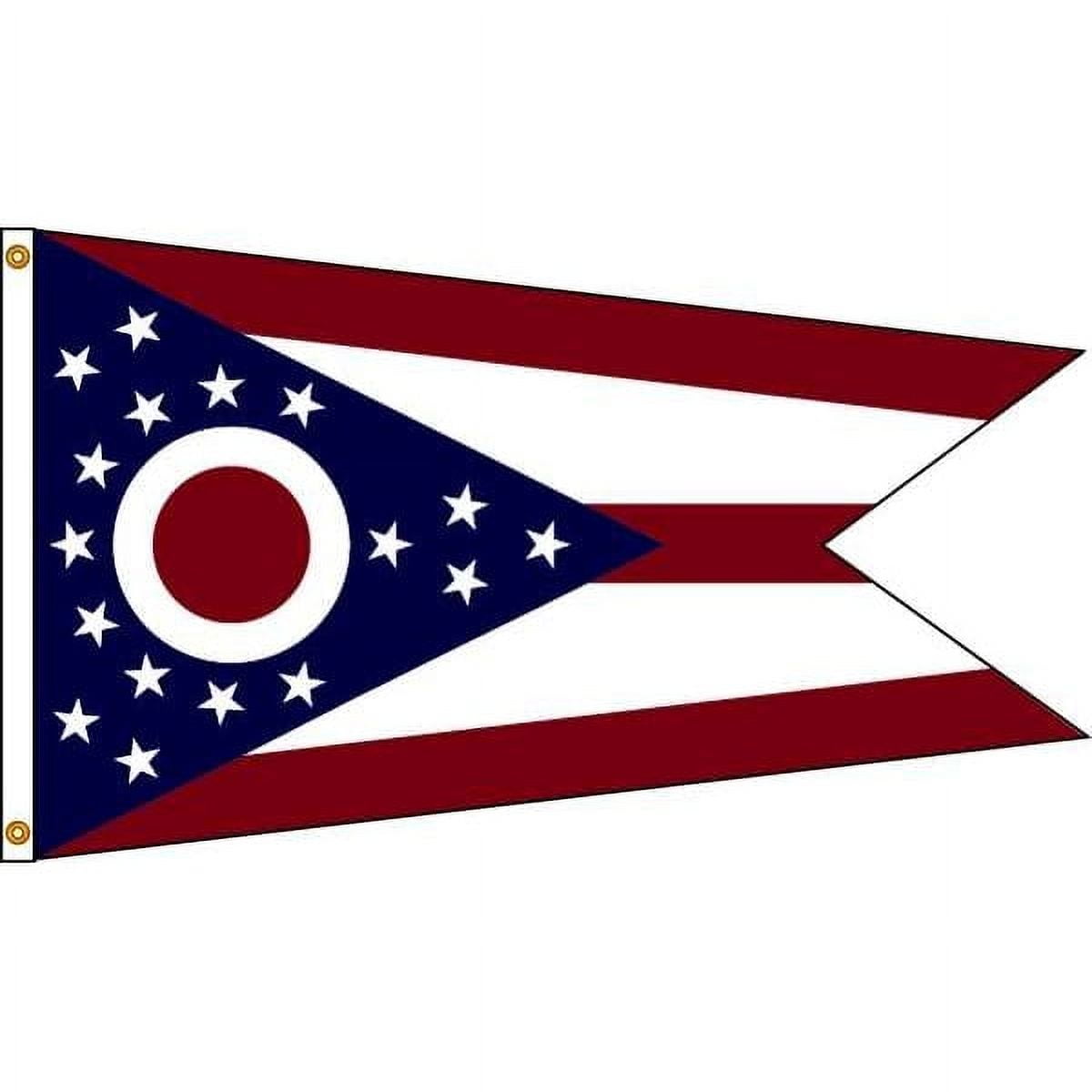 Annin 144260 3 x 5 ft. Ohio State Flag