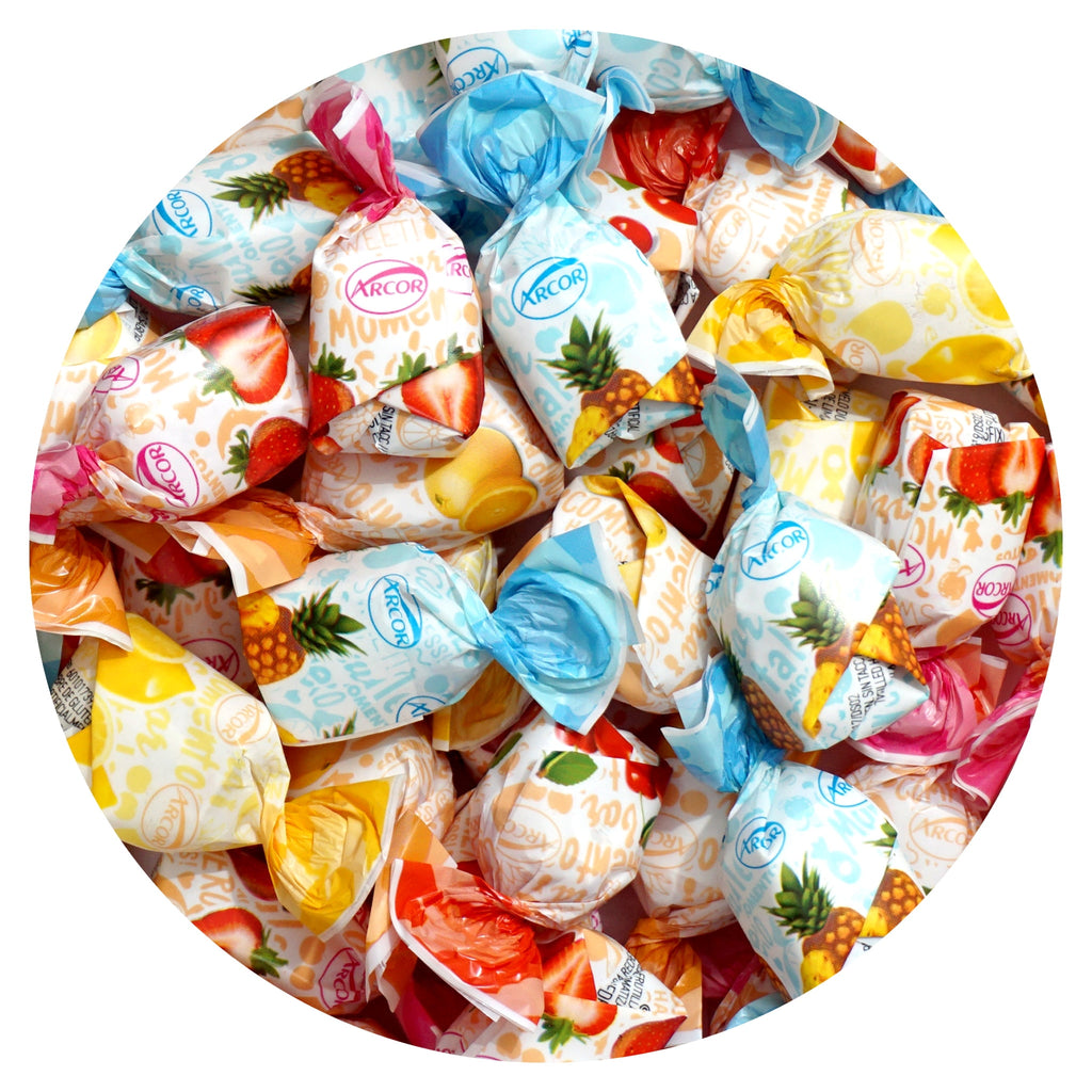Arcor Fruit Filled Candy, 5 Pound Arcor Candy (Approx. 375 pcs.), Fruit Filled Hard Candy, Fruit Filled Candy, Fruit Filled Hard Candy Individually Wrapped