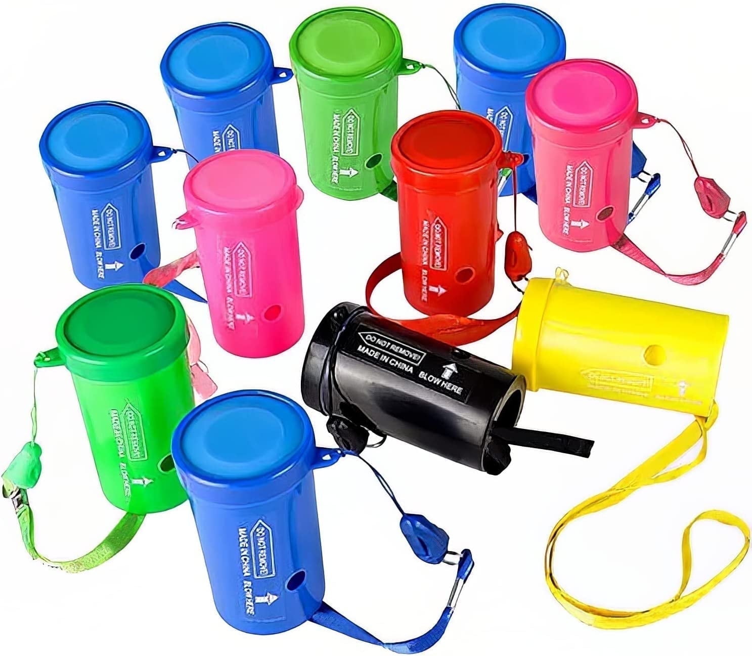 ArtCreativity 3-Inch Mini Air Horns, pack of 12 Loud Party Noisemakers for Kids Ages 3+ and Adults, Birthday Parties, Sports Events, Celebrations