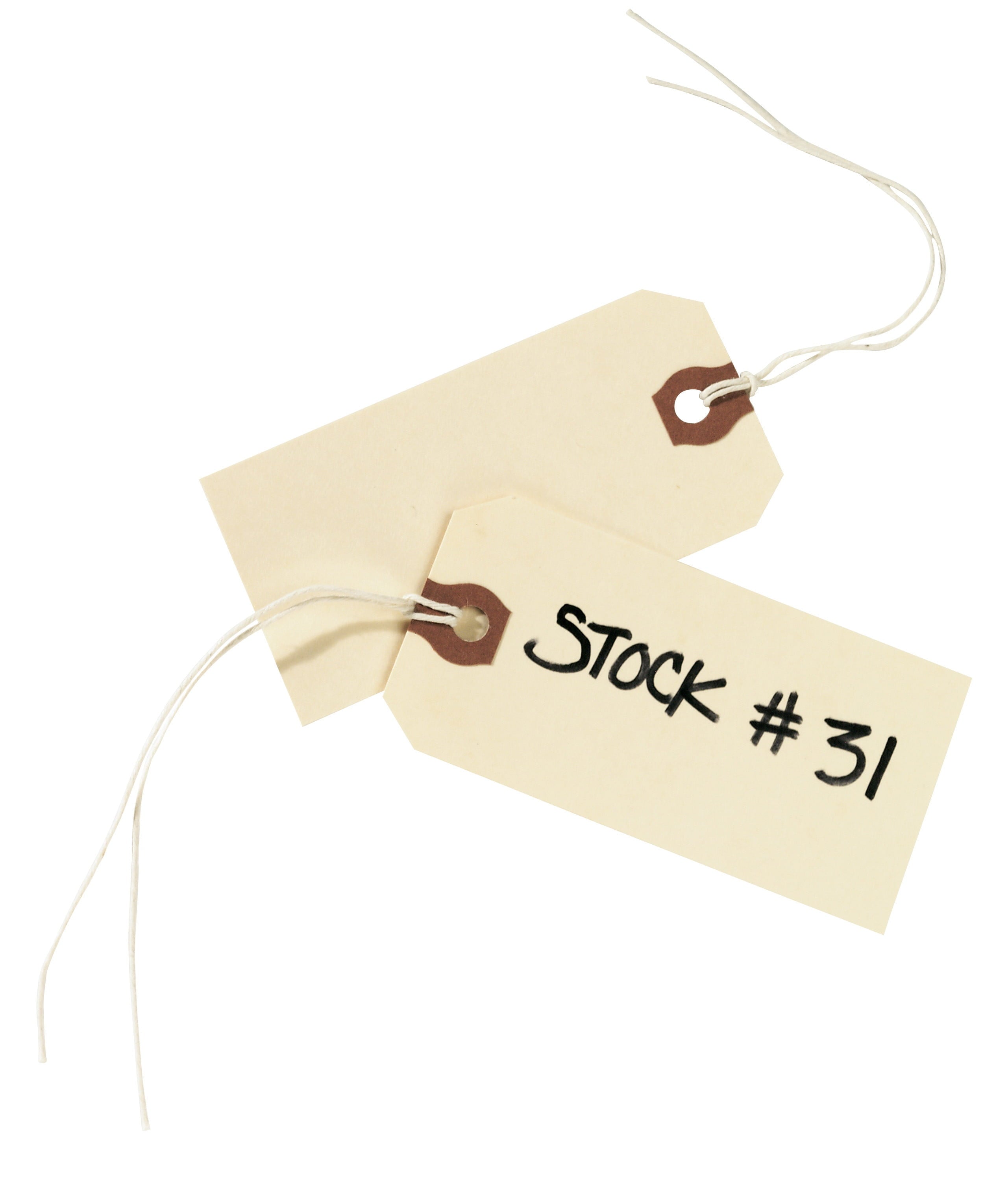 Avery Price Tags with String Attached, 11.5 pt. Stock, 3-3/4" x 1-7/8", 1,000 Manila Hang Tags (12503)
