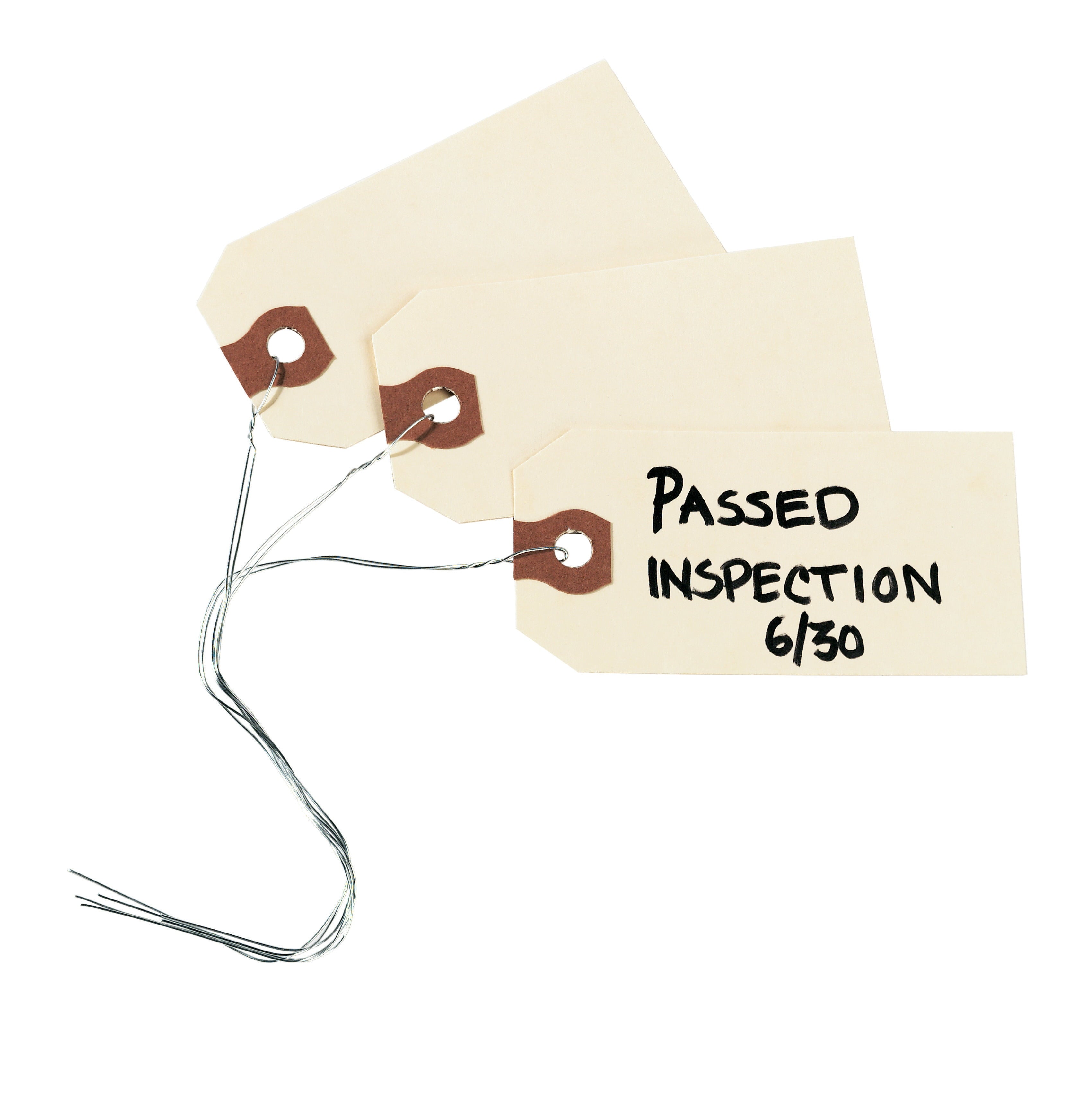 Avery Shipping Tags with Wire, 11.5 pt. Stock, 3-1/4" x 1-5/8", 1,000 Manila Hang Tags (12602)