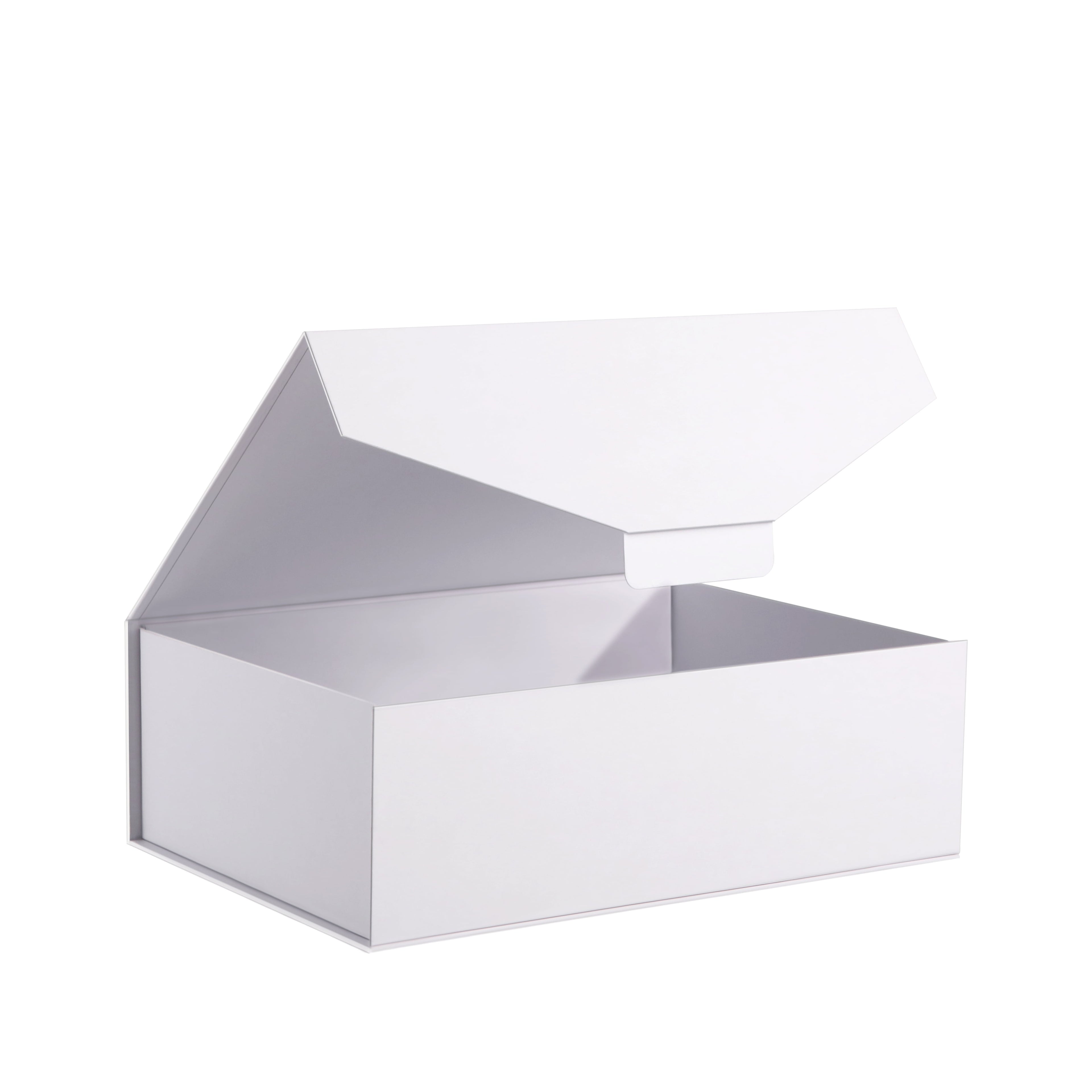 BAKIPACK Extra Large Gift Box, 16.3x14.2x5 inches, Purple Magnetic Gift Box with Lid for Present