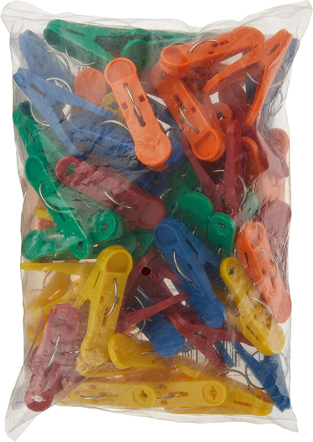 Balloon Accessories Clip-N-Weight, 16g, Primary Colors, 50 Count (Pack of 1)