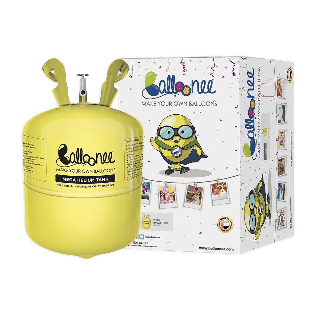 Balloonee Mega Disposable Helium Party Kit